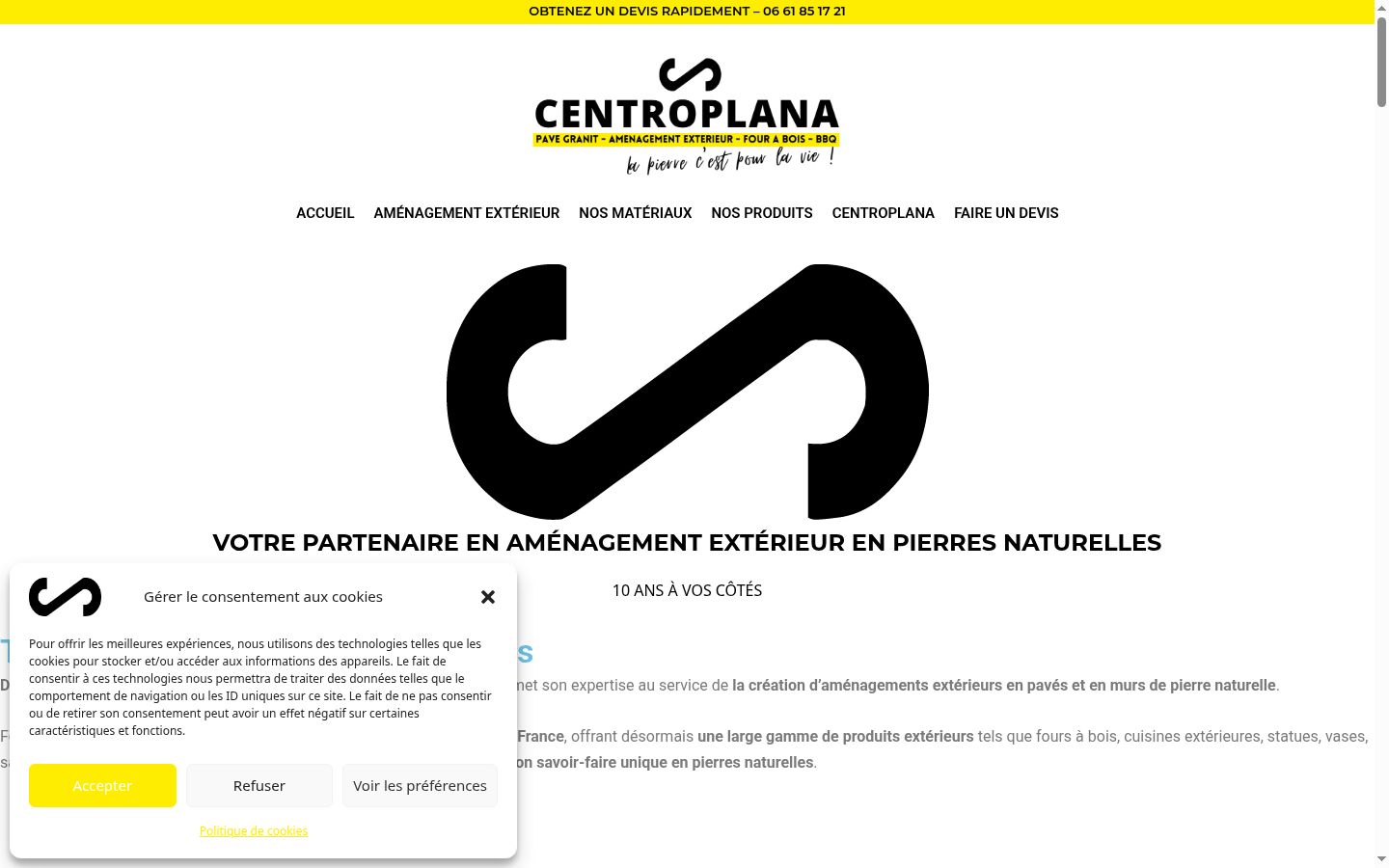 Screenshot tal-banner tal-kunsens muri qabel kwalunkwe interazzjoni