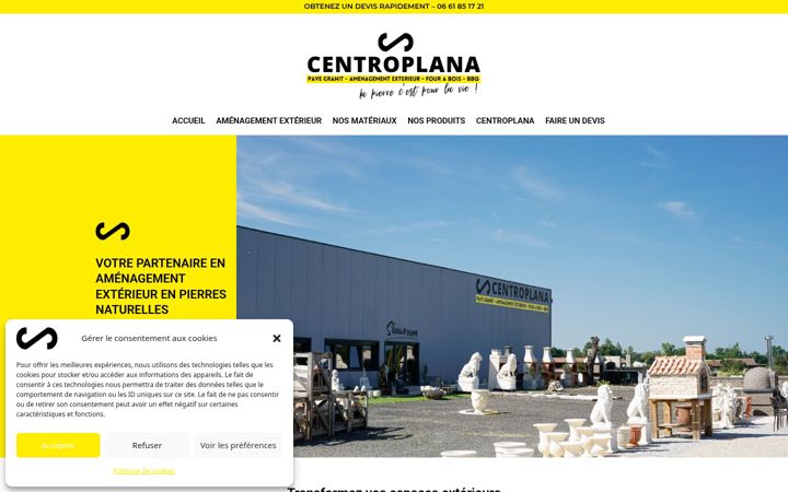 Screenshot ta' centroplana.fr