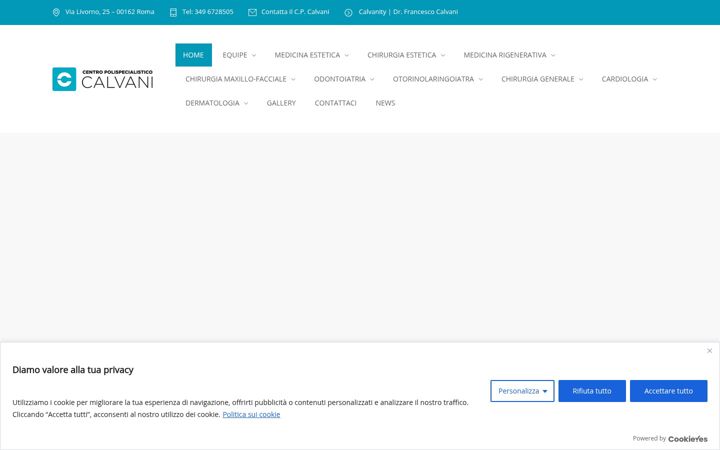Skjámynd af centropolispecialisticocalvani.it