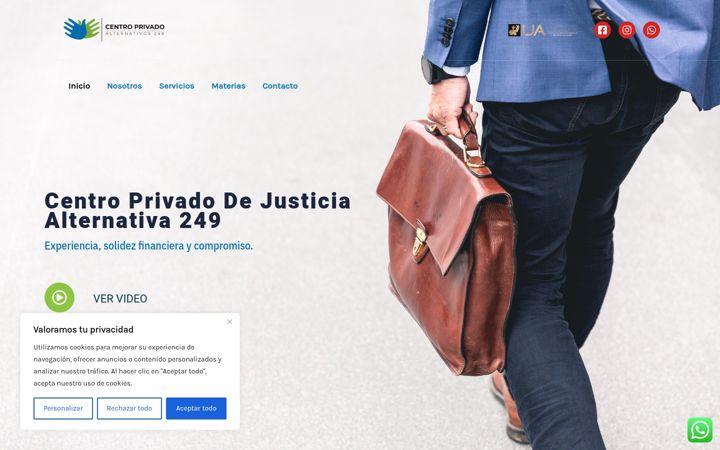 Screenshot of centroprivado249.com