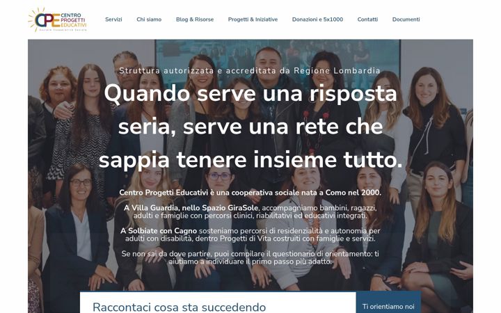 Skärmbild av centroprogettieducativi.it