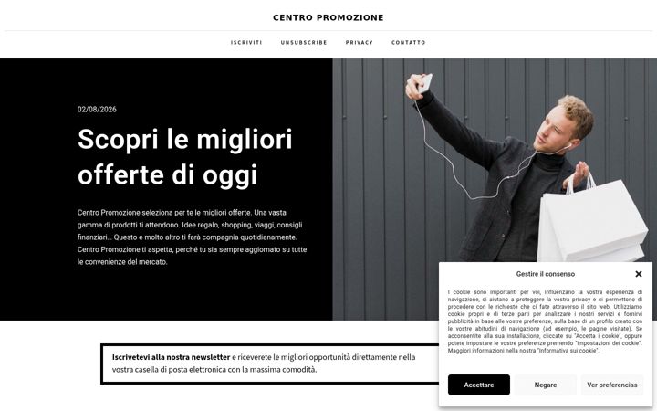 Skärmbild av centropromozione.it