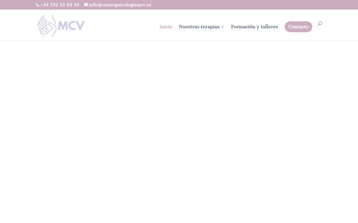 Screenshot of centropsicologiamcv.es