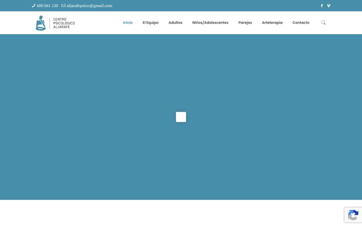 Screenshot of centropsicologicoaljarafe.com