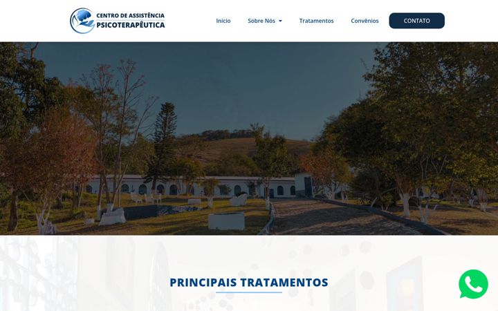 Screenshot stránky centropsicoterapeutico.com.br