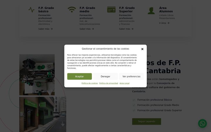 Screenshot of centropuente.com