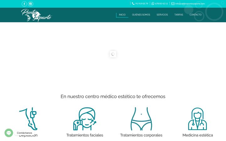 Screenshot of centropuntoyaparte.com