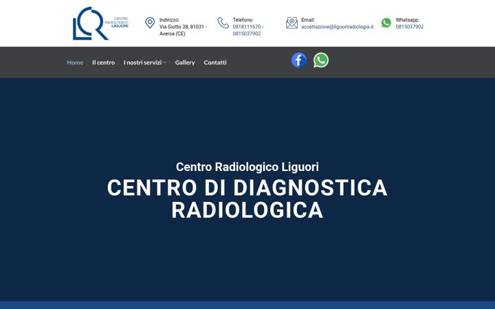 Screenshot of centroradiologicoliguori.com