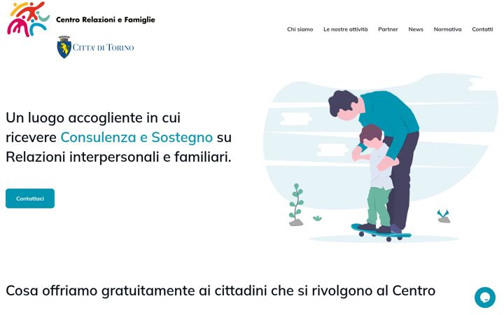 Screenshot of centrorelazioniefamiglie.it