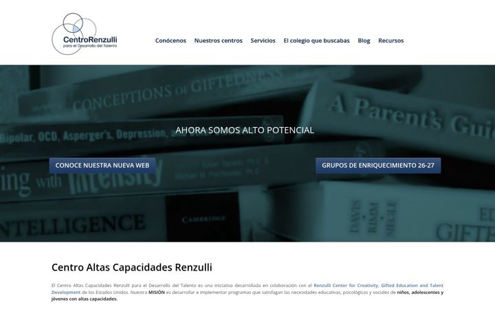 Screenshot of centrorenzulli.es
