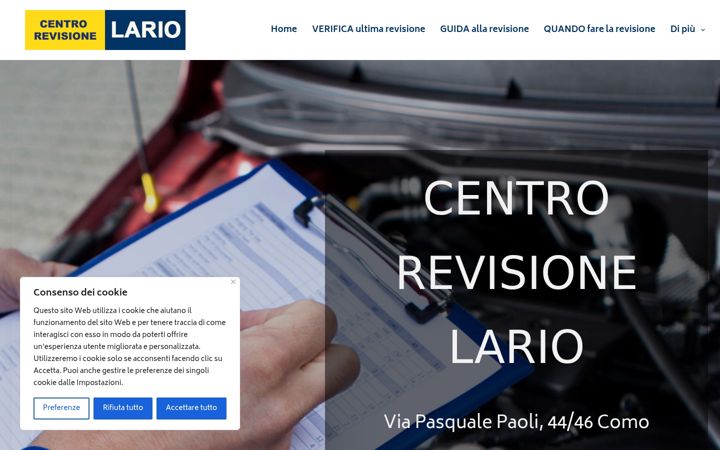 Screenshot of centrorevisionelario.it