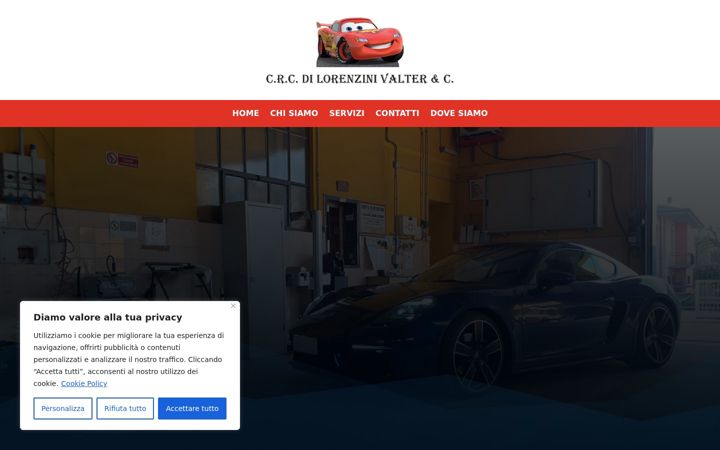 Screenshot of centrorevisionicrc.it