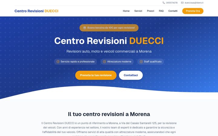 Screenshot of centrorevisioniduecci.it