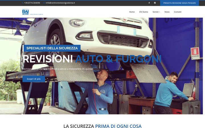 Screenshot of centrorevisioniguidonia.it