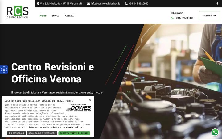 Screenshot of centrorevisionircs.it