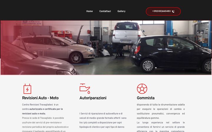 Screenshot of centrorevisionitravagliatesi.com