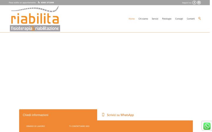Screenshot of centroriabilita.it