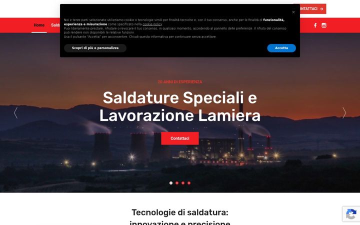Screenshot of centrosaldatura.com