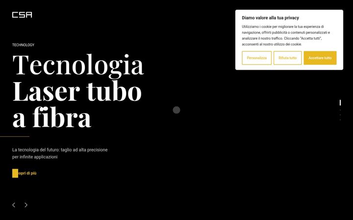 Screenshot of centrosaldaturaaquilino.com