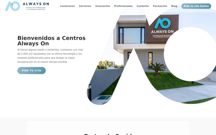 Screenshot of centrosalwayson.com