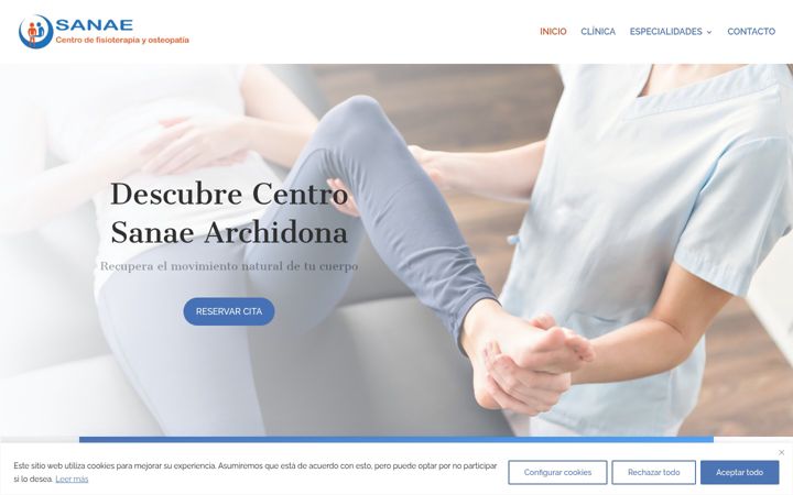 Screenshot of centrosanae.com