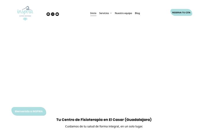 Screenshot of centrosanitarioinspira.es