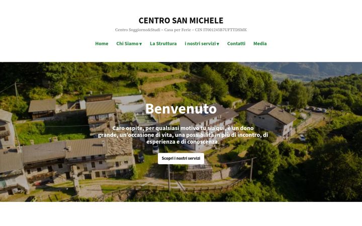 Screenshot of centrosanmichele.org