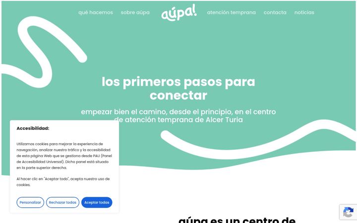 Screenshot of centrosaupa.org