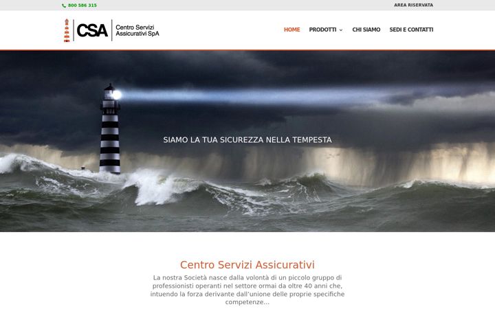Screenshot of centroserviziassicurativi.com