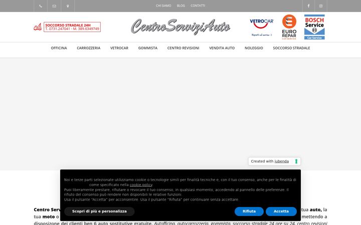 Screenshot di centroserviziauto.net