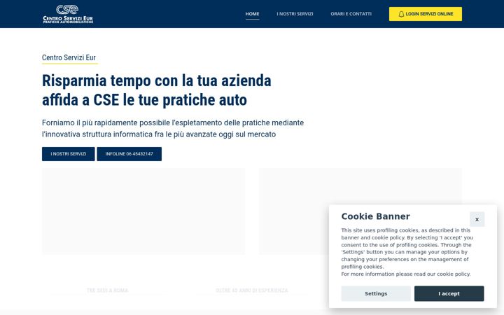 Screenshot of centroservizieur.it