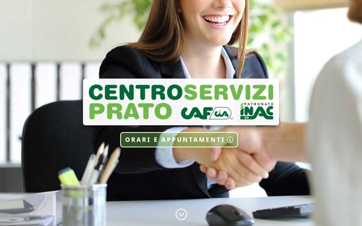 Screenshot of centroserviziprato.it