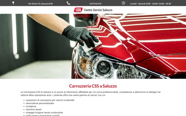 Screenshot of centroservizisaluzzo.it