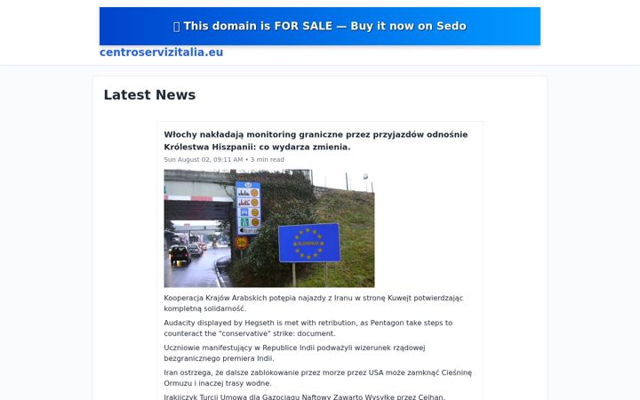 Képernyőkép: centroservizitalia.eu