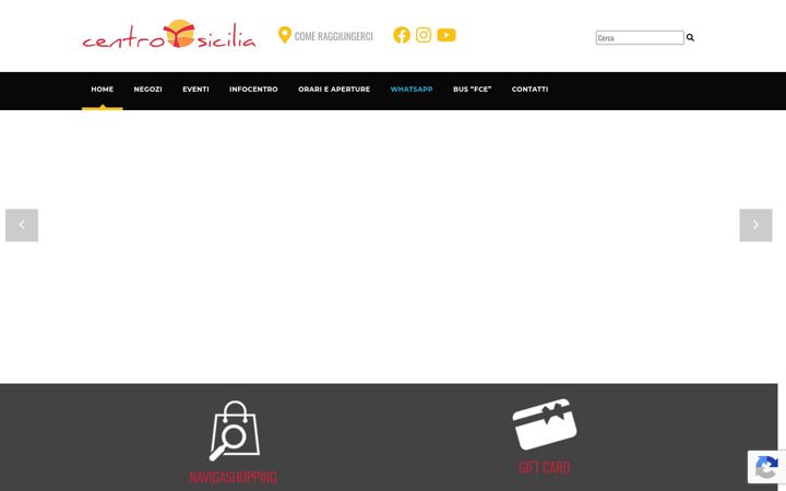 Screenshot of centrosiciliashopping.it