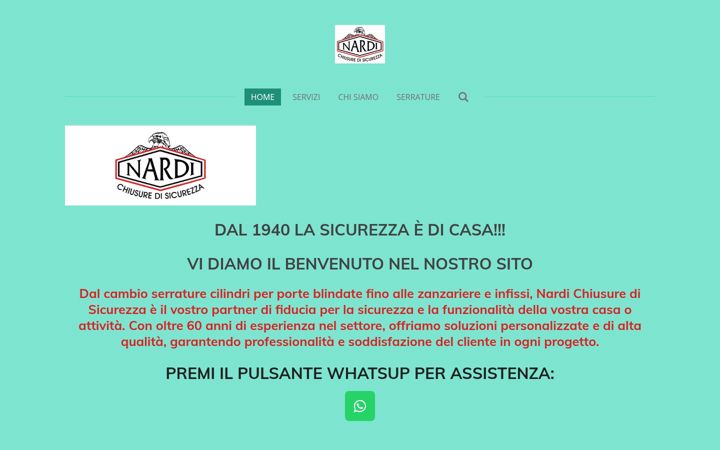 Screenshot of centrosicurezzanardi.com