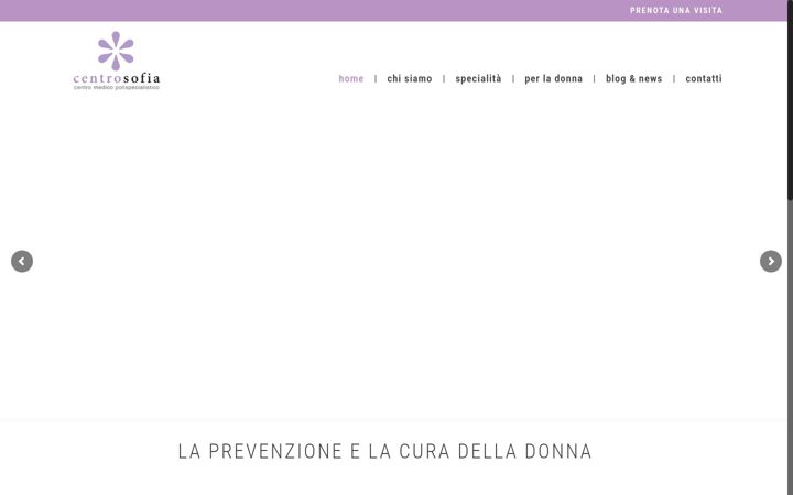 Screenshot of centrosofia.it