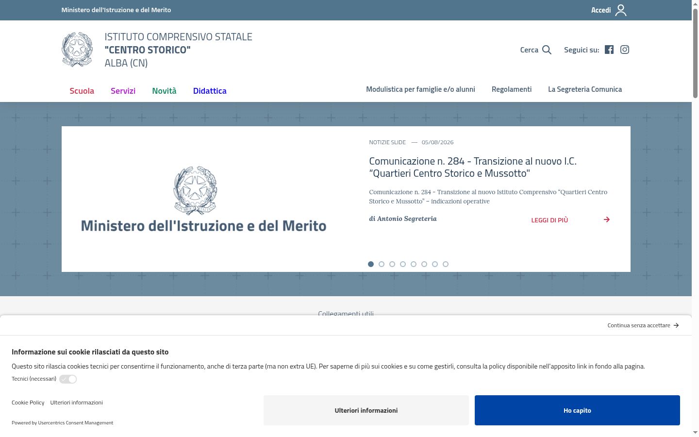 Screenshot tal-banner tal-kunsens muri qabel kwalunkwe interazzjoni