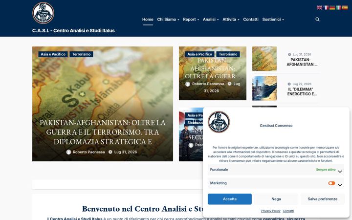 Screenshot of centrostudicasi.com
