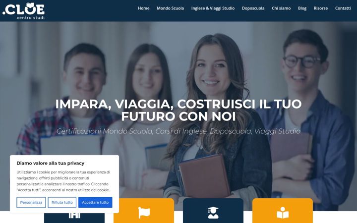 Screenshot of centrostudicloe.it