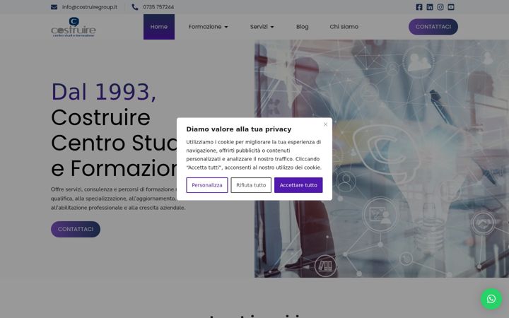 Screenshot of centrostudieformazione.it