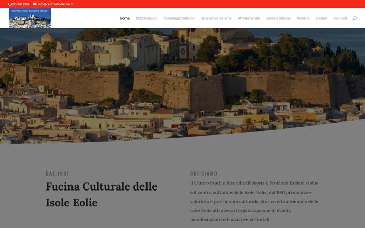 Screenshot di centrostudieolie.it