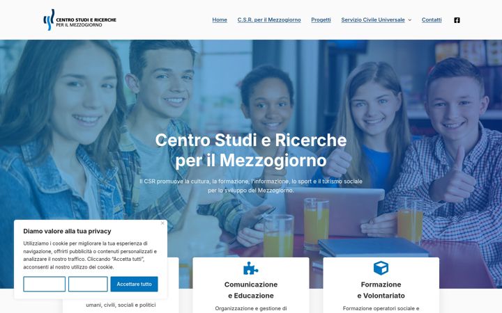 Screenshot di centrostudiericerche.net