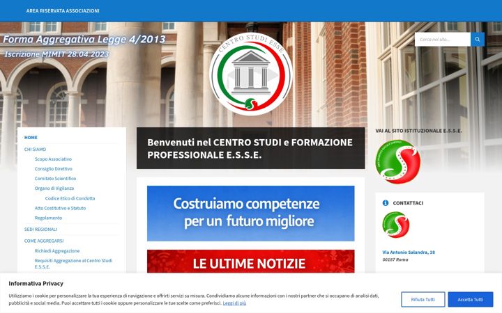Screenshot di centrostudiesse.it