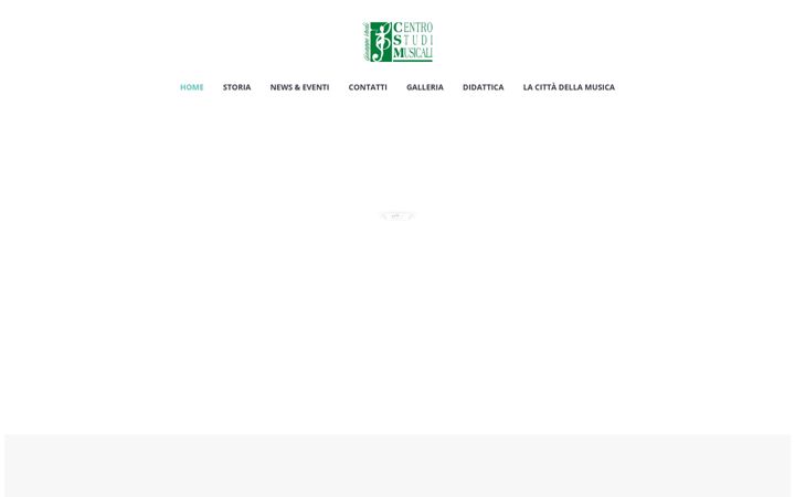 Screenshot of centrostudimusicaliverdi.it