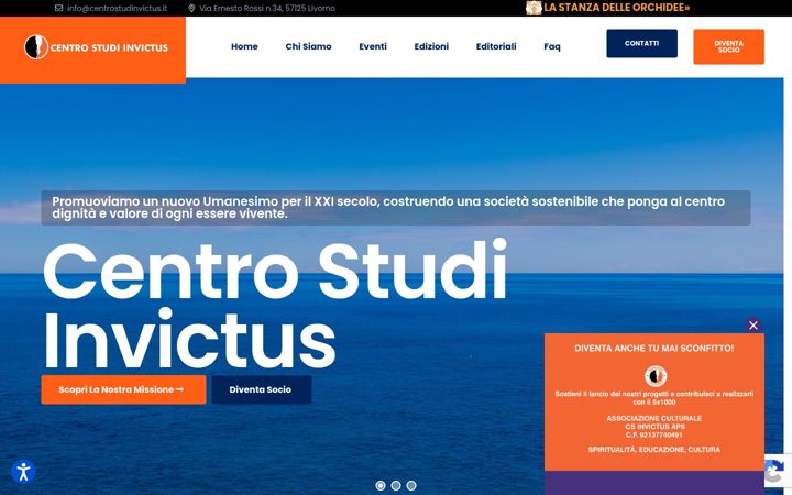 Screenshot di centrostudinvictus.it