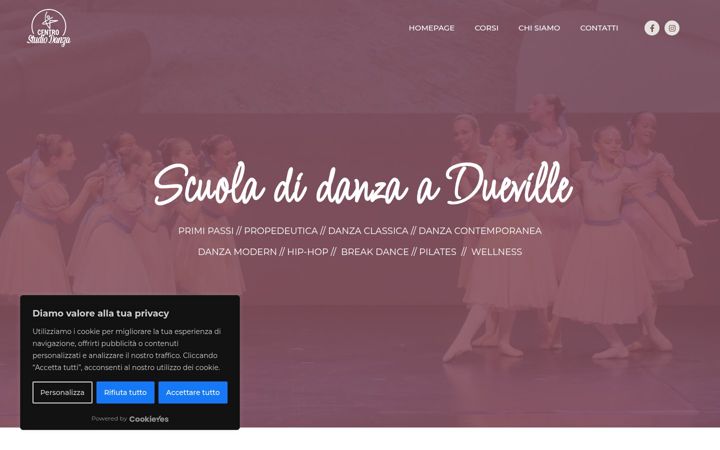 Screenshot of centrostudiodanza.com