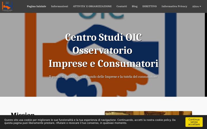 Screenshot of centrostudioic.it