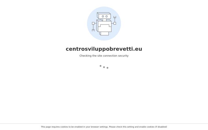 Skærmbillede af centrosviluppobrevetti.eu