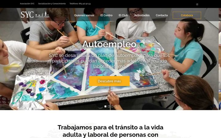 Screenshot of centrosyc.com